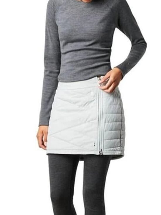 Smartwool Dresses & Skirts - Smartwool Smartloft 120 Puffer Mini Skirt Size Small White Ash